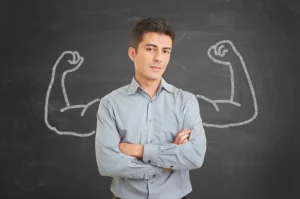Force et confiance en soi chez un salarié
